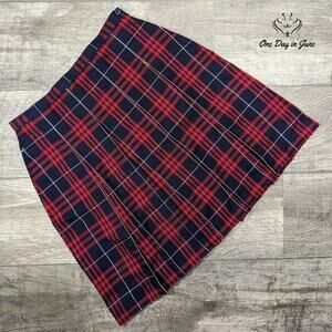 Land's End A Line Pleated Skirt Size 2